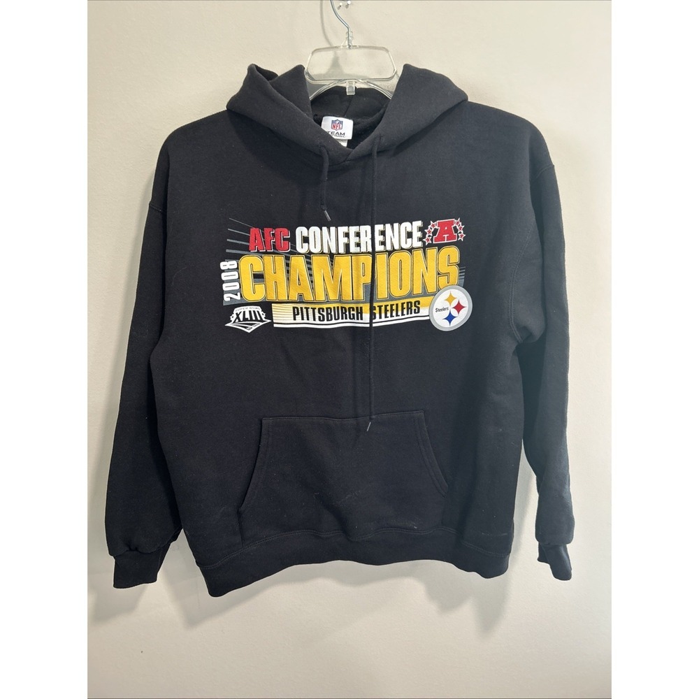 vintage nfl team apparel Large AFC Conference Pittsburgh Steelers 2008